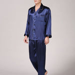 Men's Classic Satin Pajama Set Sleepwear