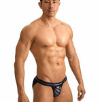 2 Pack Men's Sheer Mesh Low-Rise Breathable Briefs