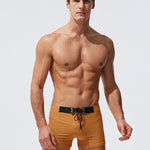 Men's Moisture-Wicking Lining Sporty Cut Stay-Put Fit Swim Shorts & Trunks