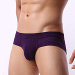4 Pack Men's Solid Breathable Anti-Pinch Briefs
