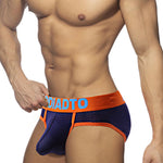2 Pack Men's U-Pouch Mesh Low-Rise Briefs