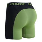 4 Pack Men's Mid-Rise Color Block Mesh Breathable Boxer Briefs