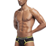 2 Pack Men's Breathable Mesh Luminous U-Pouch Briefs