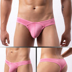 4 Pack Men's Low-Rise Breathable Mesh Lightweight Sexy Thongs