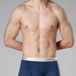 Men's Mesh Breathable Separate Pouch Skin-Friendly Trunks