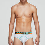2 Pack Men's Sporty Cut Odor-Control Day-Long Comfort Snug Fit Briefs