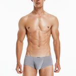 2 Pack Men's Stretch Fit Lightweight & Airy Solid Color Premium Comfy Trunks