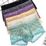 4 Pack Men’s Sexy Heart Mesh Trunks
