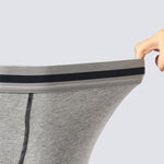 Men’s Soft Cotton Boxer Briefs With Open Fly
