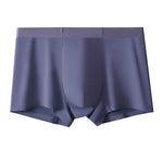 2 Pack Men's Seamless Comfort Stretch Fabric Breathable Modern Fit Solid Color Trunks