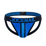 Men's Sporty Cut Adjustable Harness Elastic Supportive Fit Shoulder Strap & Jockstrap