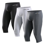 Men's Ice Silk Mesh Mid-Rise Quick-Dry for Sports & Casual Activewear Tights