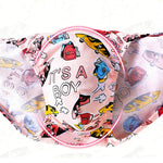 4 Pack Men's Antibacterial Cotton Breathable with Trendy Print Briefs