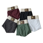 4 Pack Men's Light-Luxury Loose Fit Breathable & Comfortable Trunks