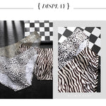 3 Pack ALLMIX Men's 3D Pouch Sexy Leopard Print Ice Silk Briefs