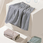 Men's Thin Loungewear Pants Loose Striped Breathable Shorts