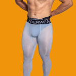 Men's Low-Rise Breathable Silk-Like Semi-Transparent Tights