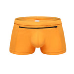 Men's Zippered Pocket Swim Brief And Trunk