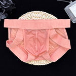 2 Pack Men's Sexy Odor-Control Stretch Fit Semi-Transparent Sporty Cut Bikini