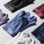 4 Pack Men's Mid-Rise Cotton Antibacterial Breathable Trunks