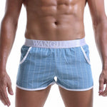 2 Pack Men's Silky Touch Skin-Friendly Chafe-Free Design Boxers Shorts