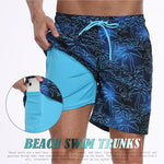 Men's Moisture-Wicking Cooling Airflow Fashion Vacation Board Shorts