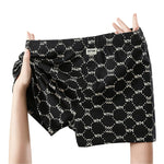 3 Pack Men's Breathable Cotton Stylish Prints Comfortable Home Shorts