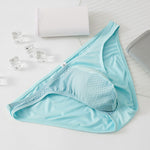3 Pack Men's Mesh Sexy Low Waist Big Pouch Briefs