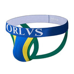 3 Pack Men's U-Pouch Striped Sexy Jockstraps