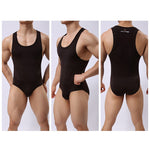 Men's Breathable Mesh Wrestling Bodysuit