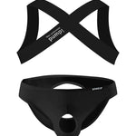 Men's Athletic High-Stretch Compression Active Set with Breathable Support Design
