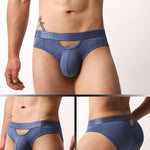 4 Pack Men's Sexy Striped Design Day-Long Comfort Soft-Touch Waistband Bikini