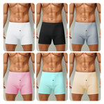 2 Pack Men's Workout Ready Built to Prevent Chafing Ice Silk Boxer Briefs