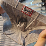 2 Pack Men's Premium Comfortable Fabric Low-Rise U-Shaped Briefs