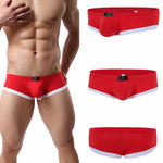 2 Pack Men's Ultra-Soft Modal Breathable Seamless Comfort Low-Rise Trunks