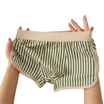 4 Pack Men's Striped Pure Cotton Breathable Loose-Fit Comfortable Trunks