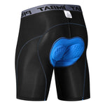 2 Pack Men's Moisture-Wicking Mesh Breathable Shock-Absorbing Riding Activewear Tights