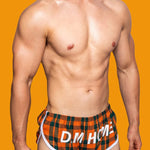 2 Pack Men's Loose Aloha Cotton Plaid Home Pants
