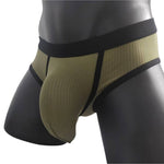 3 Pack Men's Seamless Comfort Large Supportive Pouch Sexy Low-Rise Briefs