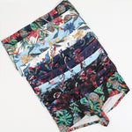 Men's Sexy Botanical Printed Mesh Underwear