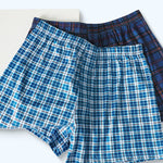 3 Pack Men's Loose Fit Mid-Rise Comfy Waistband Quick-Dry Boxers Shorts