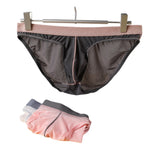 3 Pack Men's Cooling Airflow Second-Skin Feel Ice Silk Touch Briefs
