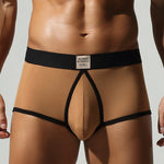 2 Pack Men’s Soft & Breathable Trunks with Supportive Pouch