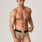 2 Pack Men's Bold Prints Comfy Waistband Stretch Fit Soft Trunks