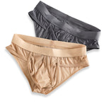 3 Pack Men's Fly Opening Supportive Pouch Stretch Premium Briefs