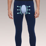 Men's Pure Cotton Open Crotch Breathable Warm Pants