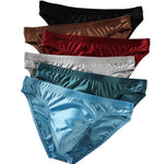 4 Pack Men's Skin-Friendly Cooling Touch Comfy Waistband Briefs