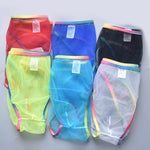 3-pack Men's Ultra-sheer Rainbow-edge Mesh Briefs