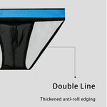 2 Pack Men's Ultra-Thin Semi-Transparent Sexy Sports Bikini