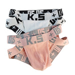 3 Pack Men's Premium Cotton Sporty Sexy Low-Rise & Breathable Bikini